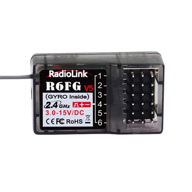 Radio Transmitter 2.4Ghz - Radiolink R6FG V5 Ontvanger 6 Kanaals