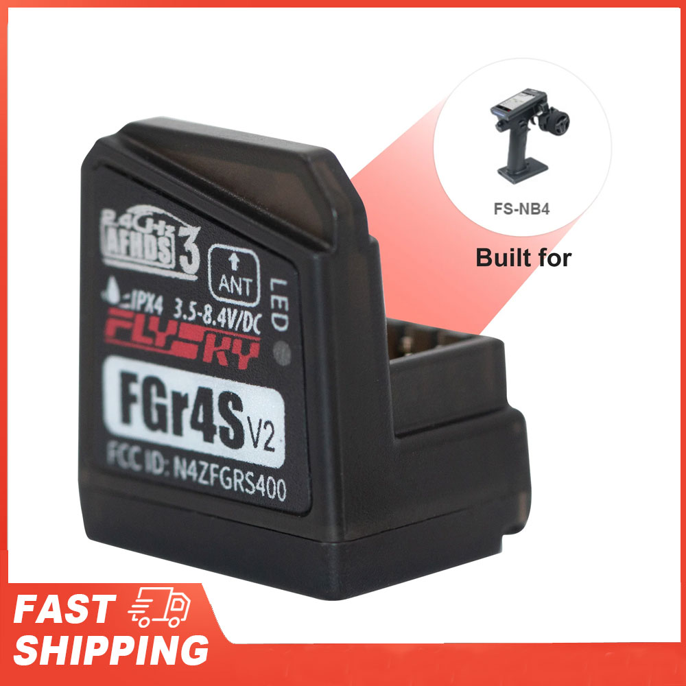 Flysky Transmitter - Flysky FGR4S V2 Ontvanger AFHDS Enkele