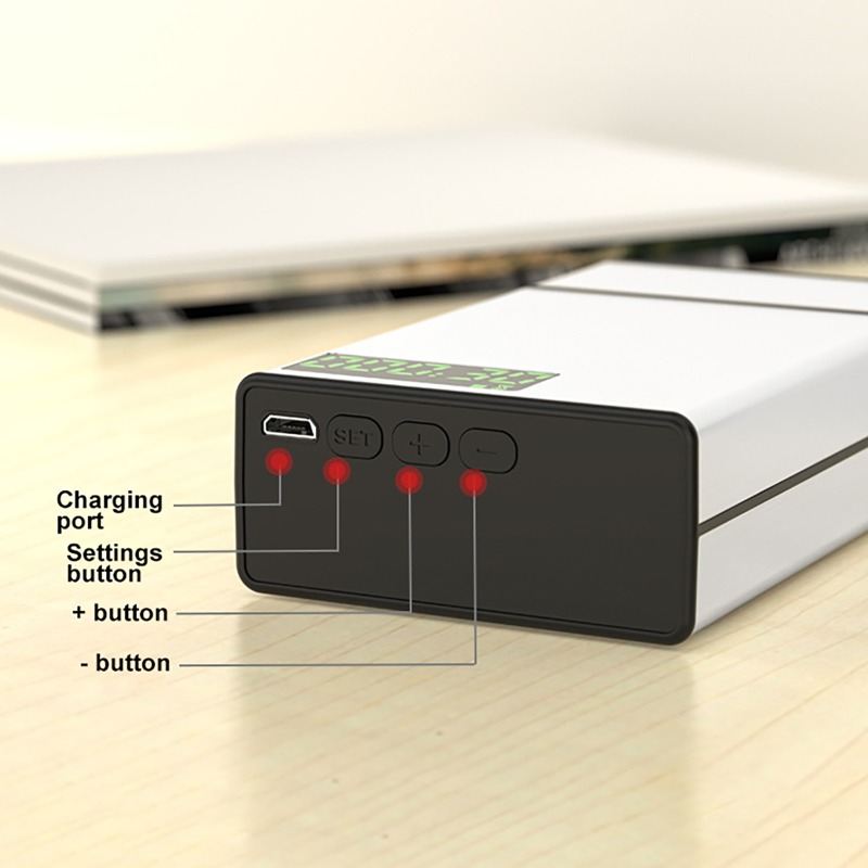 Smoke Stopper - Slimme Sigarettendoos Aluminium Zelfdiscipline Timer Lock