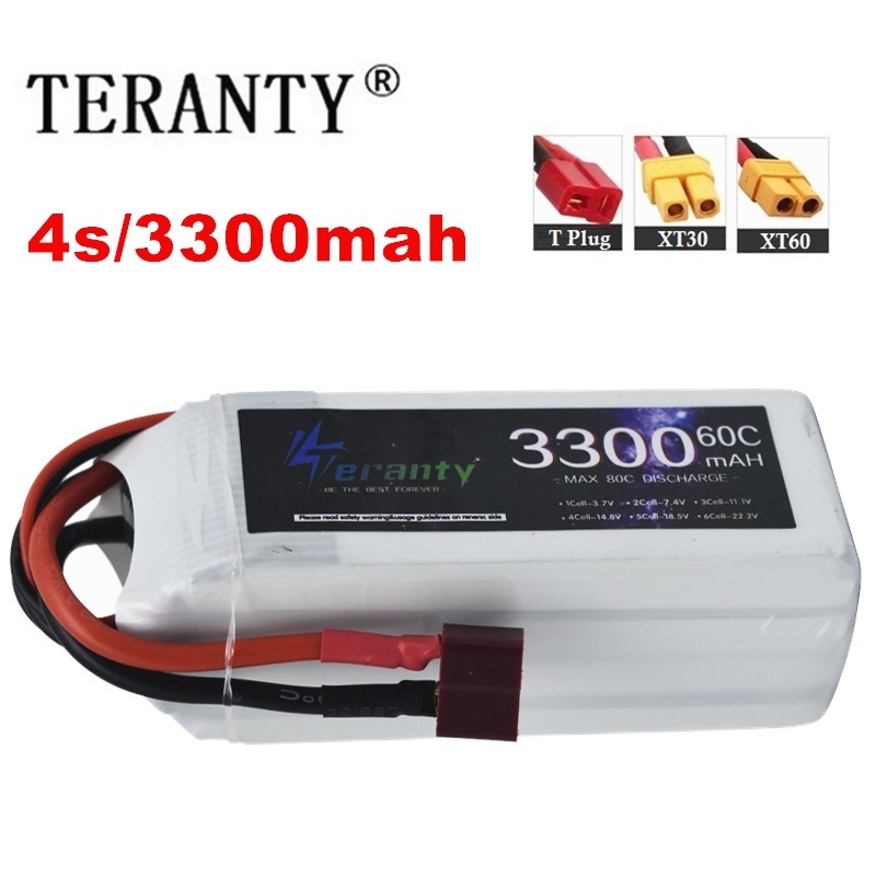 Lipo Battery 4S - Lipo Oplaadbare Batterij 4S 3300Mah 60c