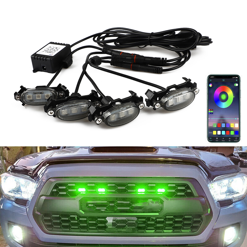 Smoke Stopper - Auto Grille Led Verlichting Voor Toyota