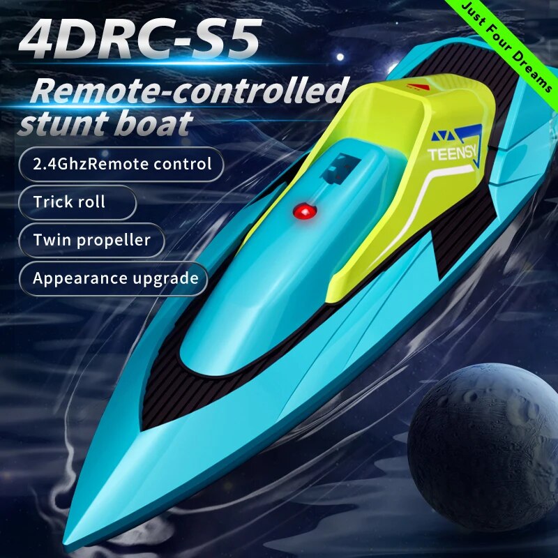 Radio Transmitter 2.4Ghz - 2.4G Mini RC Boot 10 km/u