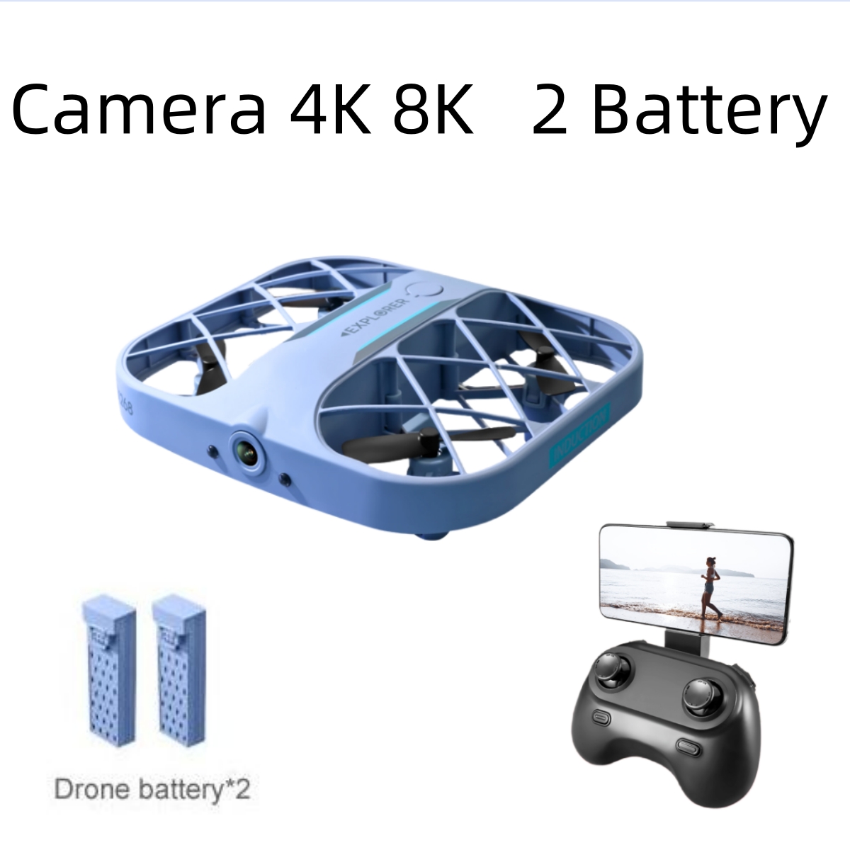 Brushed Drone Motor - JJRC H107 FPV RC Drone met