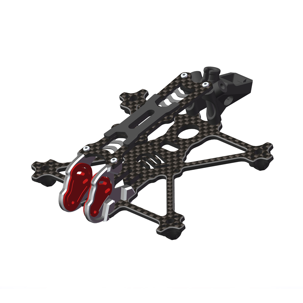 AlfaRC Fi-25 DJI O4 Air Unit 6 - Carbon Fiber Drone Frame recensie en prijs