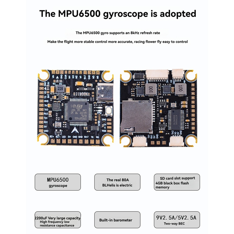80A+F405/F722 STACK voor 13 in - F405 Flight Controller recensie en prijs