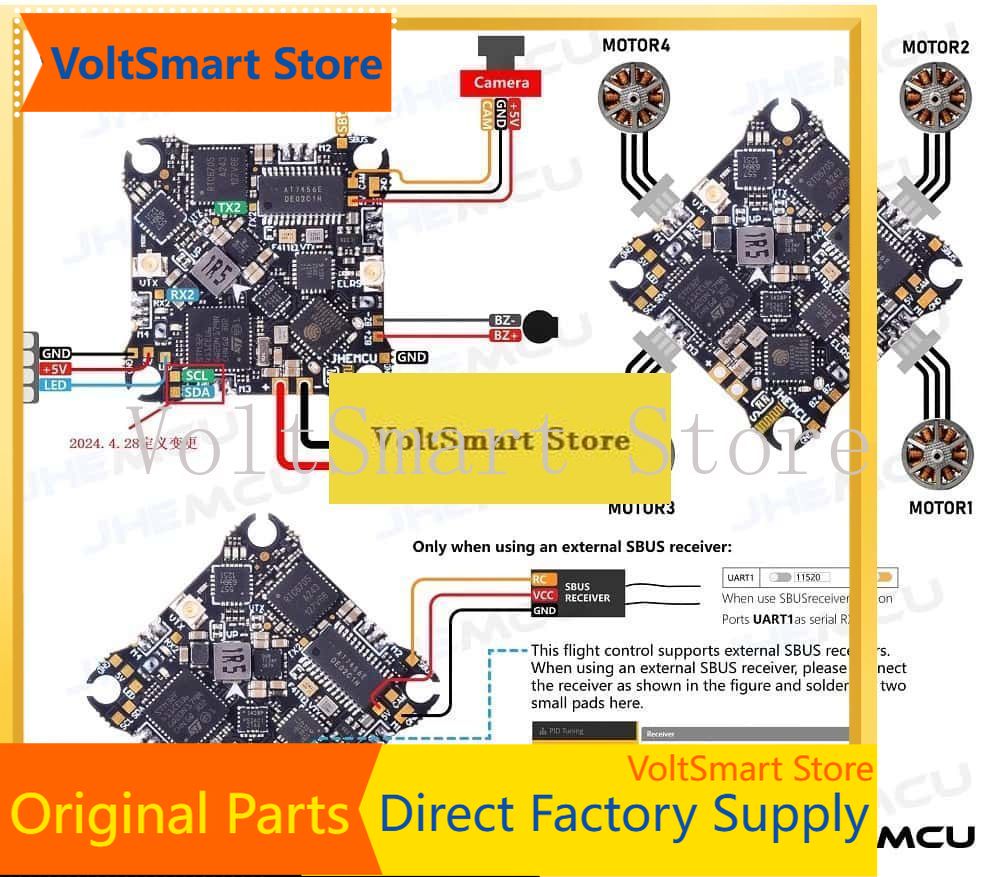 VoltSJHEMCU G474ELVTX F411 ELV - Betaflight Fc recensie en prijs