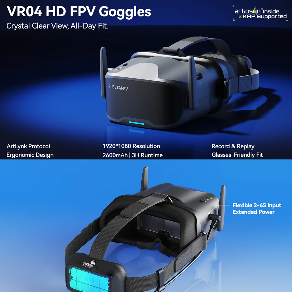 BETAFPV VR04 FPV-bril HD Pro / - Fpv Goggles recensie en prijs