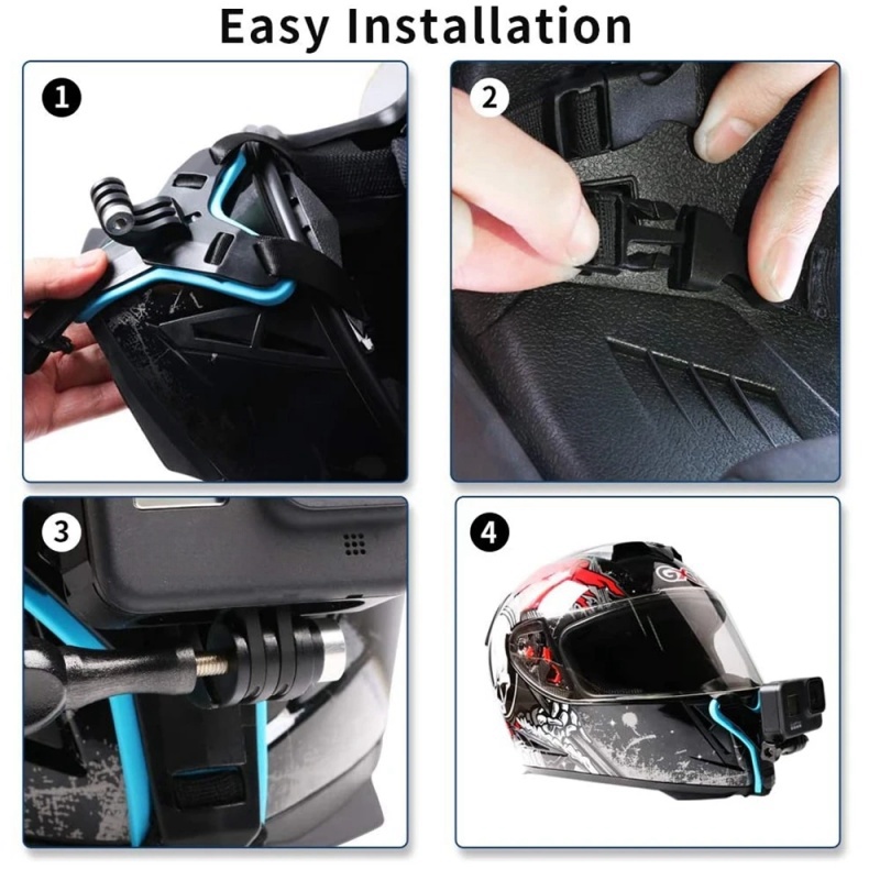 Motorhelm Kin Mount Voor Gopro - Runcam Camera recensie en prijs
