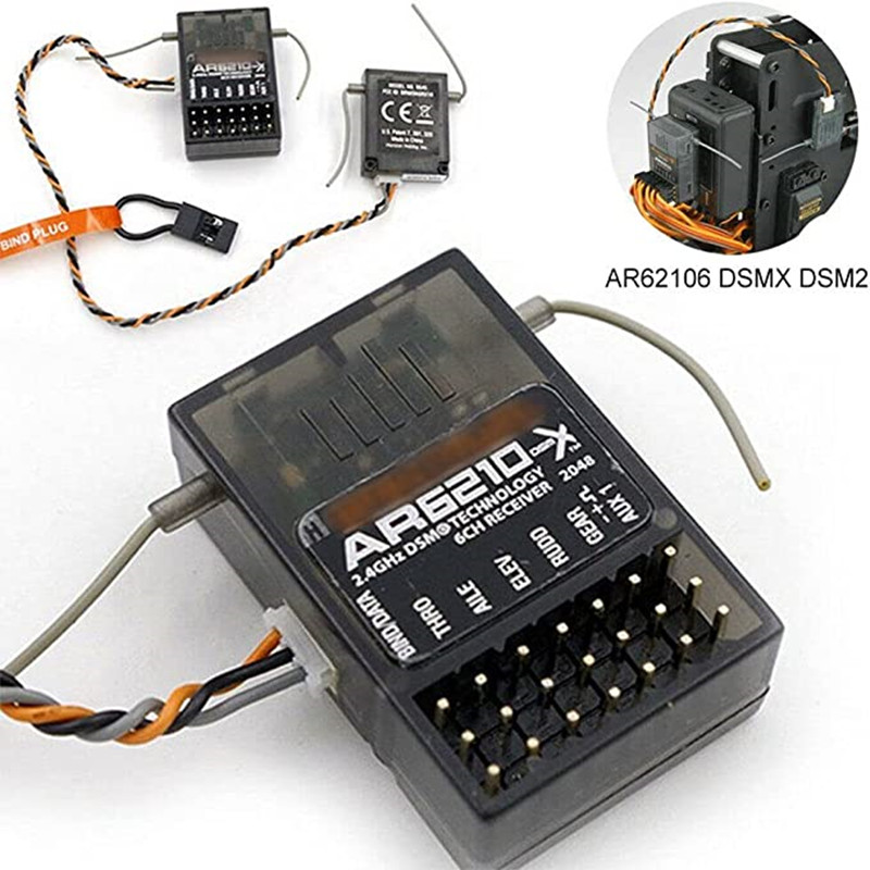 DSMX DSM2 AR6210 6CH 2.4GHz On - Radio Transmitter 2.4Ghz recensie en prijs