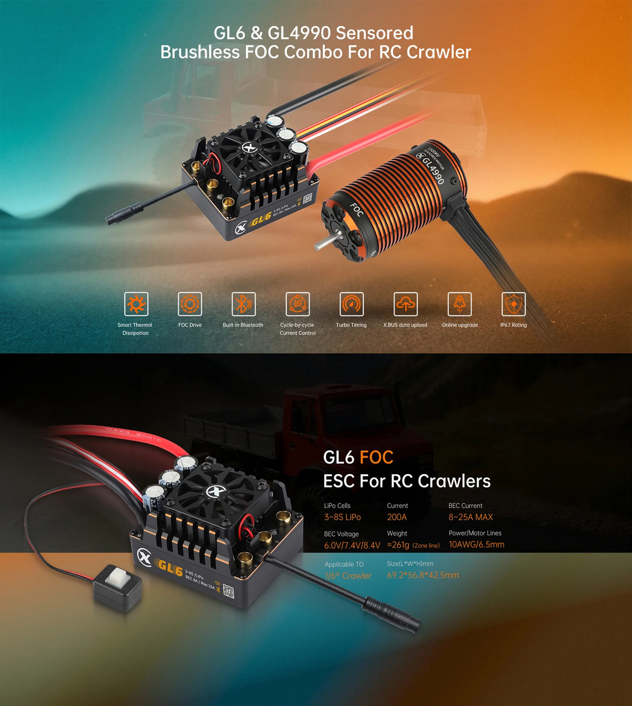 XC COMBO FOC CRAWLER BORSTELLO - 4 In 1 Esc recensie en prijs