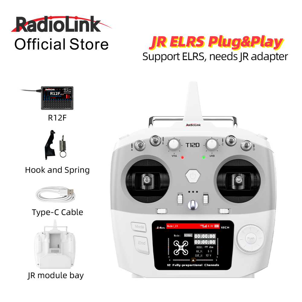 RadioLink T12D JR-module, 12 k - Radio Transmitter 2.4Ghz recensie en prijs