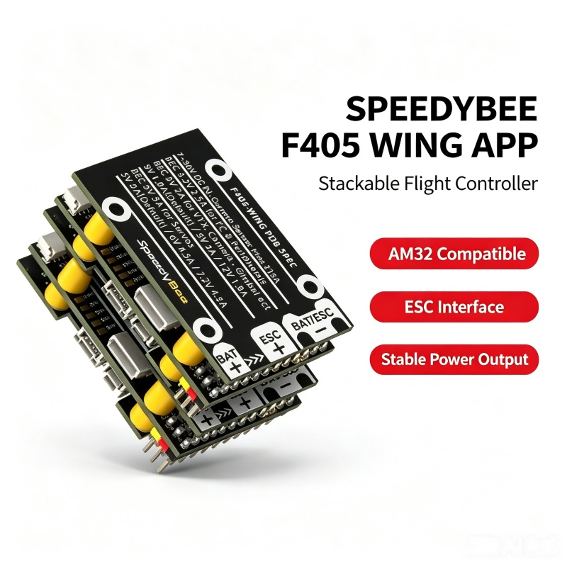 SpeedyBee F405 Wing APP vaste  - F405 Flight Controller recensie en prijs