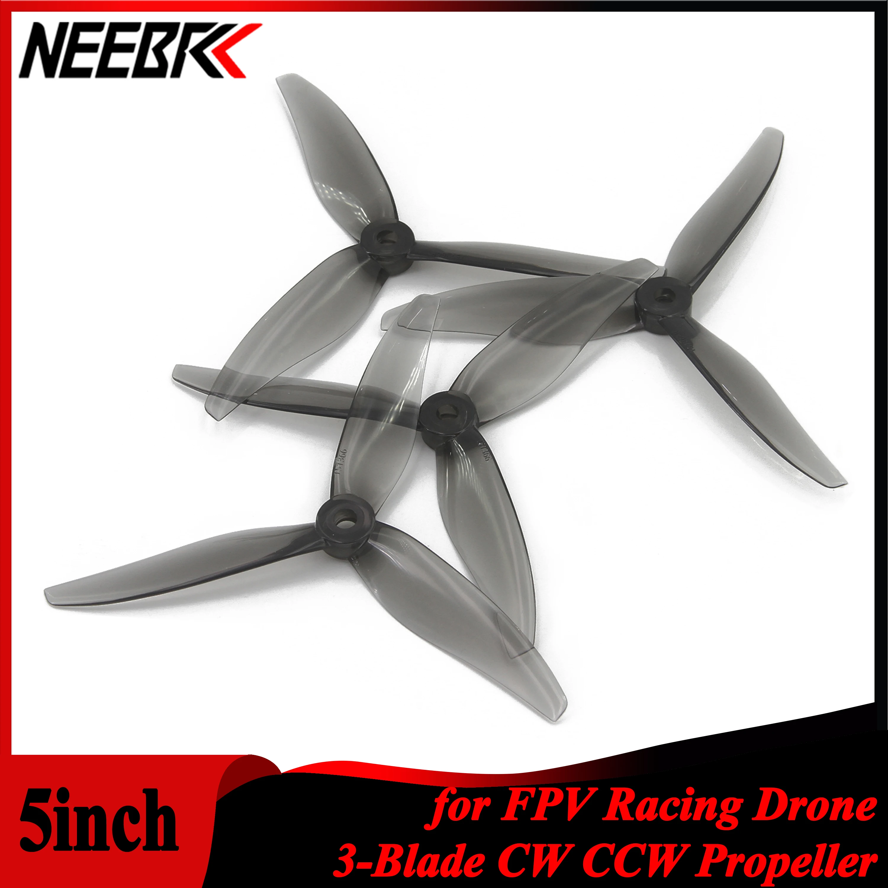 NEEBRC 12 Pairs 5 inch Props 3 - 5 Inch Propeller recensie en prijs