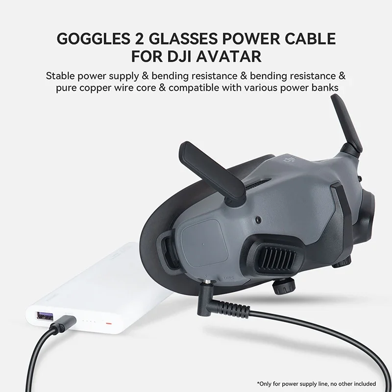 Oplaadkabel Type-C poort met P - Drone Goggles Dji recensie en prijs